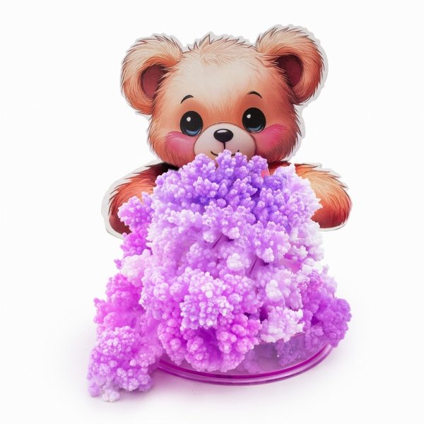 MIŚ MAGICZNY KRYSTALICZNY ROSNĄCE KRYSZTAŁY ZESTAW KREATYWNY KIDEA DERFORM