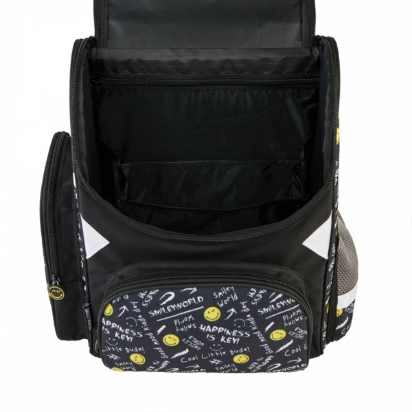 SMILLEY TORNISTER SZKOLNY DO KLAS 1-4 BUŹKI EMOTKI EMITIKONY KOMPLET 3 ele.