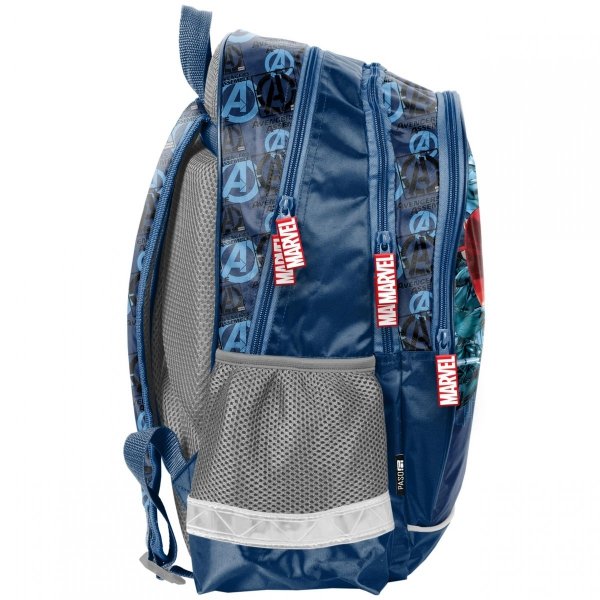 Praktyczny Niebieski Plecak Iron Man Szkolny Avengers [AV22KK-081]