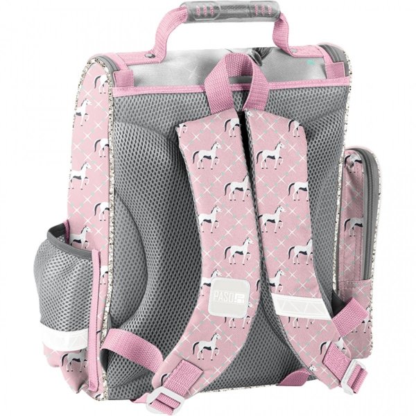 Dziewczęcy Tornister Koń Szkolny do 1 klasy Komplet [PP23KO-525]