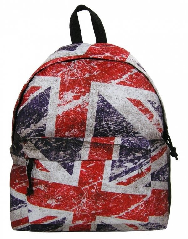 Plecak Vintage Młodzieżowy Szkolny Nowoczesny Wzór