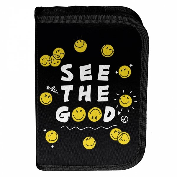 PLECAK SZKOLNY SMILEY DO 1 KLASY EMOTIKONY KOMPLET 6 ele BUŹKI EMOTKI PASO