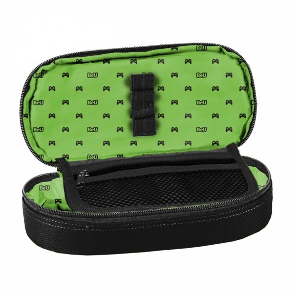 GAMEPAD PIÓRNIK CZARNY ETUI SZKOLNY USZTYWNIANY MŁODZIEŻOWY GAMING BeUniq