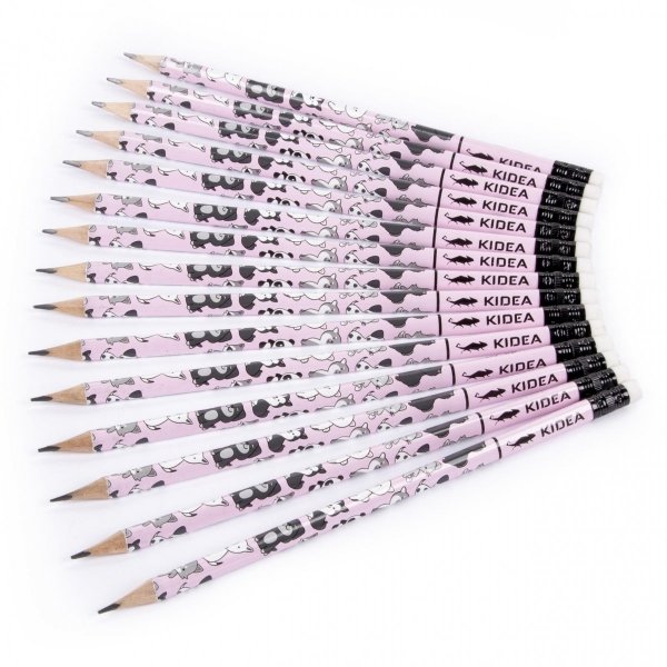 Ołówek Trójkątny Szkolny Hb Zwierzaki Kotki Pieski 1 szt [OTGUNKA]