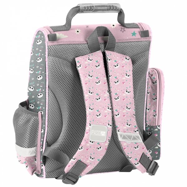 PANDA TORNISTER DO SZKOŁY DO 1 KLASY PODSTAWÓWKI PASO DLA DZIEWCZYNEK