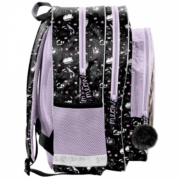 PLECAK SZKOLNY Z KOTKIEM DLA DZIEWCZYNY DO PODSTAWÓWKI ZESTAW 5w1 KOTEK