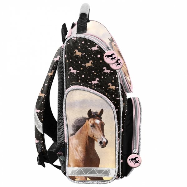 TORNISTER KOŃ KOMPLET 5w1 SZKOLNY W KONIE DO 1 KLASY PODSTAWÓWKI z KONIEM