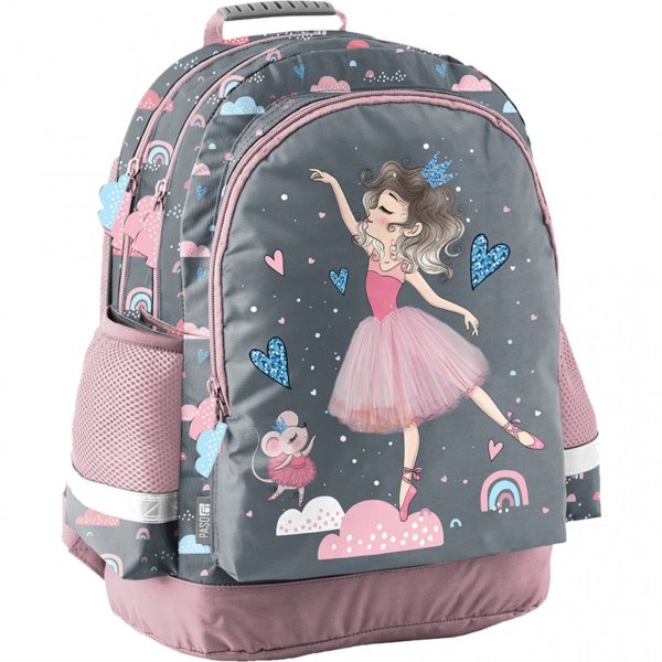 Dziewczęcy Plecak Szkolny Baletnica w zestawie Paso [PP23BA-116]