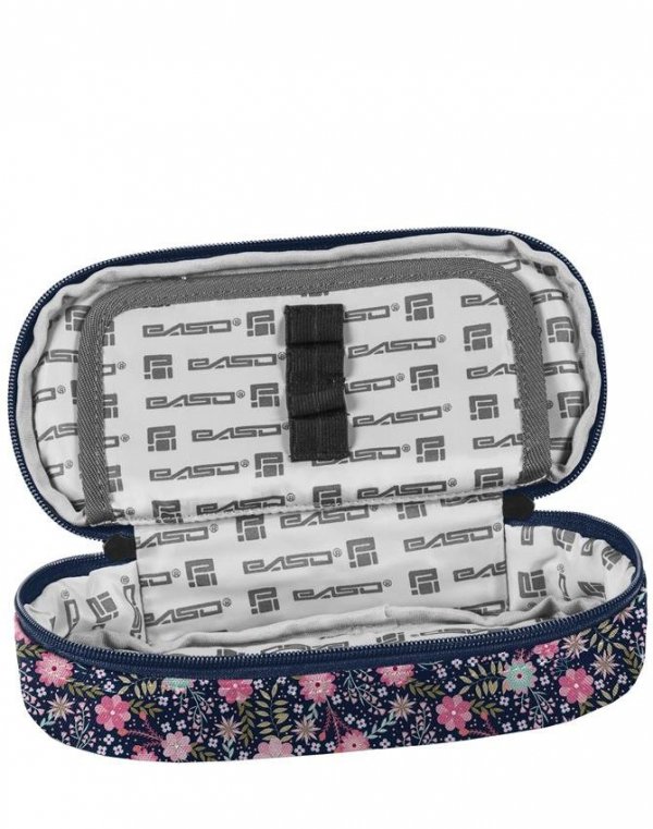 Piórnik Kwiaty Młodzieżowy Szkolny Sztywny [PPMZ19-013]