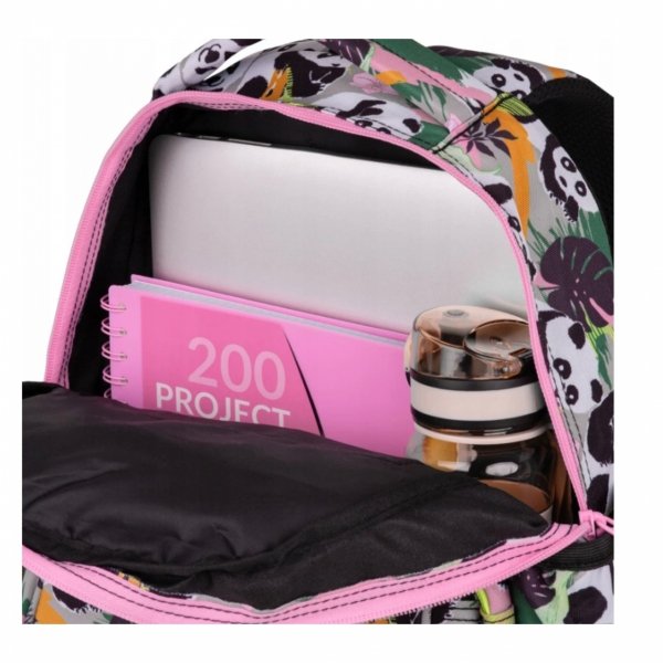 MIŚ PANDA CP PLECAK COOLPACK SZKOLNY ZESTAW 5w1 DLA DZIEWCZYNKI PANDA GANG