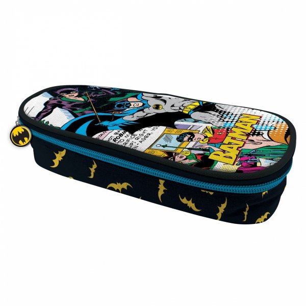 Piórnik Batman Szkolny Saszetka Marvel z Klapką Etui Nietoperz [111208]
