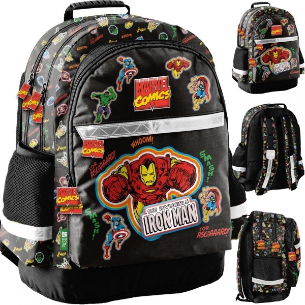 Iron Man Plecak do Szkoły Avengers Thor Hulk Kapitan Ameryka [AV23RR-116]