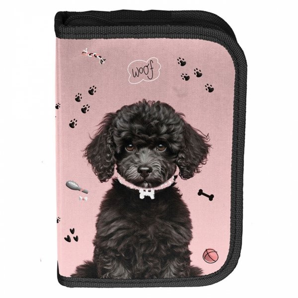 TORNISTER SZKOLNY Z PIESKIEM KOMPLET 5ele DO 1 KLASY PIESEK DO PODSTAWÓWKI