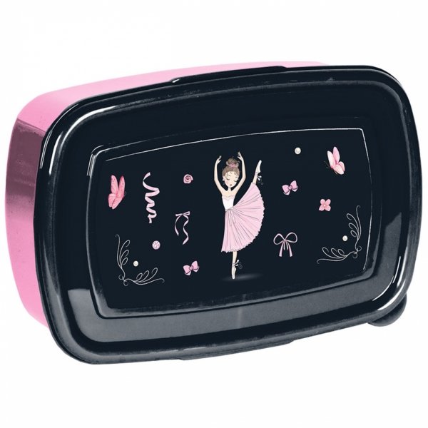 TANCERKA ZESTAW 2w1 BIDON ŚNIADANIÓWKA DLA UCZENNIC BALETNICA DO SZKOŁY