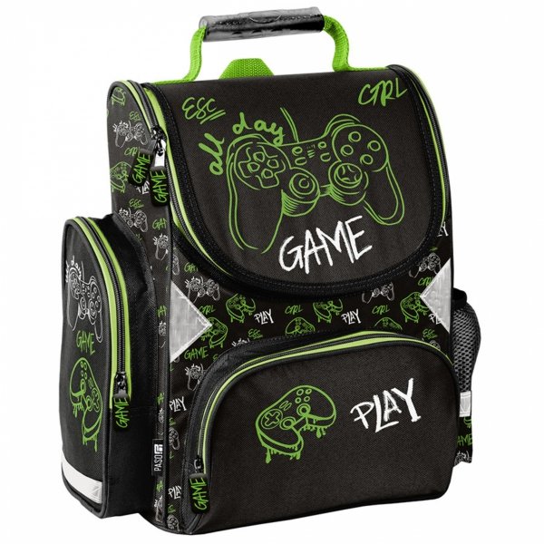 TORNISTER GAMEPAD GRA SZKOLNY GAMING GRY CHŁOPIĘCY DO KLAS 1-4 ZESTAW 3ele