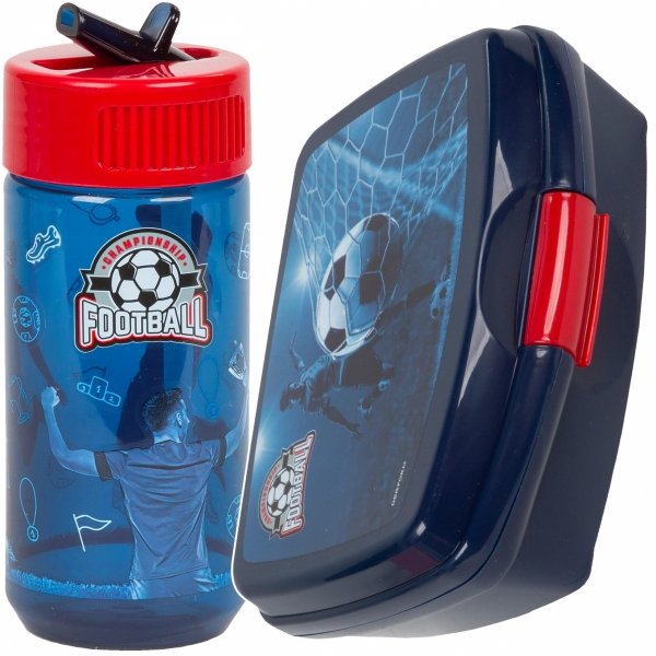 PIŁKA NOŻNA KOMPLET 5w1 PLECAK DLA CHŁOPAKÓW SZKOLNY DO PODSTAWÓWKI DERFORM