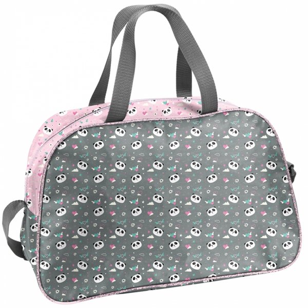 PLECAK SZKOLNY MIŚ PANDA DLA DZIEWCZYNEK DO 1 KLASY KOMPLET 6w1 z PANDĄ