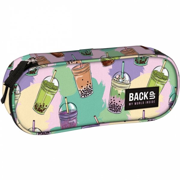 PLECAK BACKUP SZKOLNY MŁODZIEŻOWY BUBBLE TEA ZESTAW 5ele. DLA DZIEWCZYNY