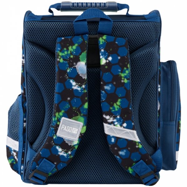 ZESTAW 3 ele PIŁKARSKI TORNISTER SZKOLNY CHŁOPIĘCY DO KLAS 1-4 PIŁKA NOŻNA