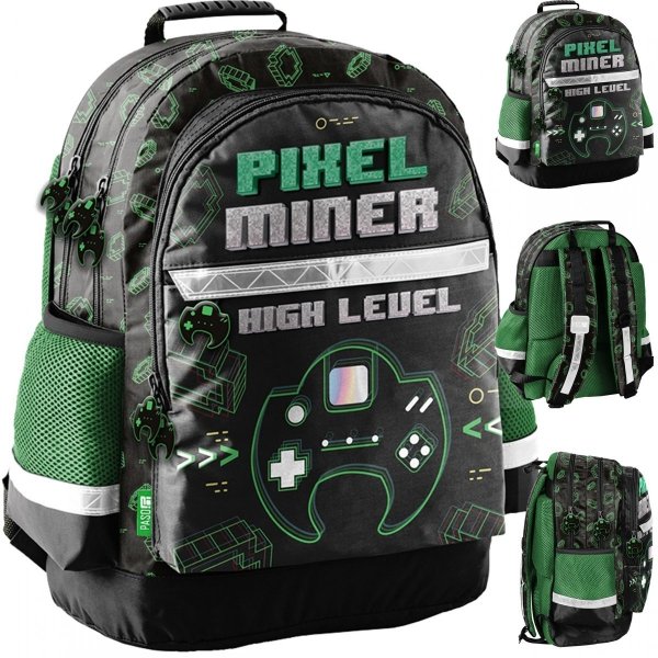 Plecak Szkolny Gaming Gamepad dla Chłopaka Gamer Paso [PP23HL-116]