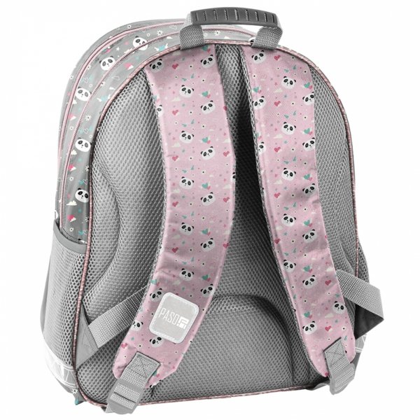 PLECAK SZKOLNY Z PANDĄ DLA DZIEWCZYNEK DO 1 KLASY PODSTAWÓWKI MIŚ PANDA