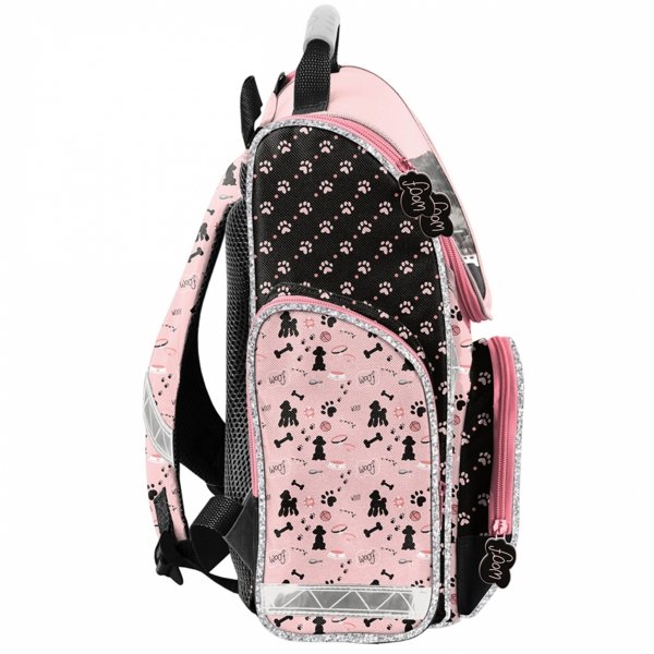 TORNISTER SZKOLNY Z PIESKIEM KOMPLET 5w1 DO 1 KLASY PIESEK DO PODSTAWÓWKI