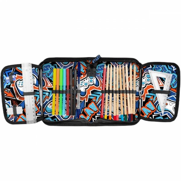 GAMER PIÓRNIK MINECRAFT Z WYPOSAŻENIEM SZKOLNY DLA CHŁOPAKÓW PIKSELE GAMING