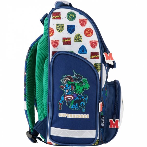 TORNISTER MARVEL COMICS SZKOLNY DLA CHŁOPAKA AVENGERS ZESTAW 3 ele. PASO