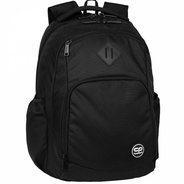 CZARNY PLECAK COOLPACK CP MŁODZIEŻOWY SZKOLNY DUŻY PATIO