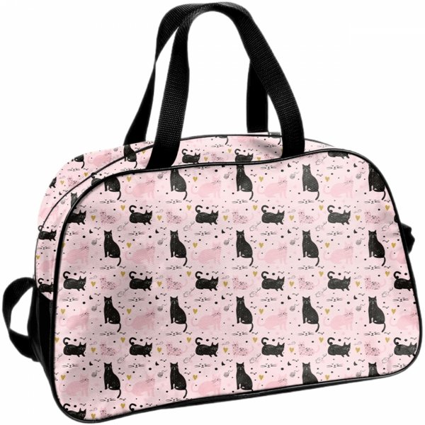 KOTEK TORBA SZKOLNA NA BASEN SPORTOWA DLA DZIEWCZYNEK WYCIECZKOWA Z KOTKIEM