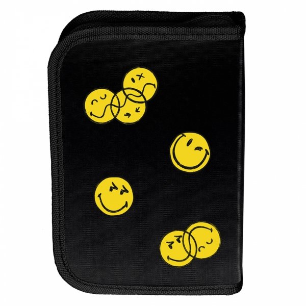 TORNISTER SZKOLNY EMOTKI SMILEY DO 1 KLAS KOMPLET 6w1 BUŹKI EMOTIKONY PASO