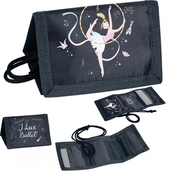 Baletnica Portfel Portfelik Dziecięcy dla Uczennic Szkolny [PP23BN-002]