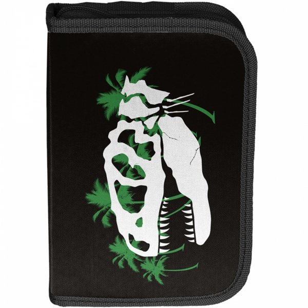 DINOZAURY PLECAK CHŁOPIĘCY SZKOLNY TYRANOZAUR DO PODSTAWÓWKI ZESTAW 5w1