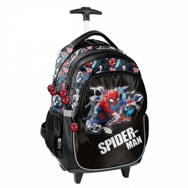 PLECAK SPIDER-MAN NA KÓŁKACH DO SZKOŁY PODSTAWOWEJ DO 1 KLASY MARVEL PASO