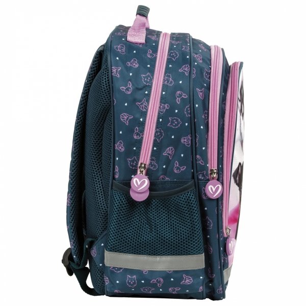 Plecak z Pieskami dla Uczennicy Szkolny DZIEWCZĘCY do 1 klasy tornister