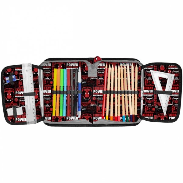 WYPOSAŻONY PIÓRNIK SPIDER-MAN SZKOLNY MARVEL PASO CHŁOPIĘCY