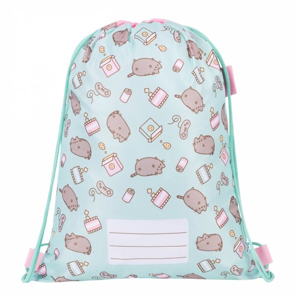 PUSHEEN MINT KOMPLET 5w1 MAJEWSKI DLA DZIEWCZYNEK PLECAK KOT KOTKI 