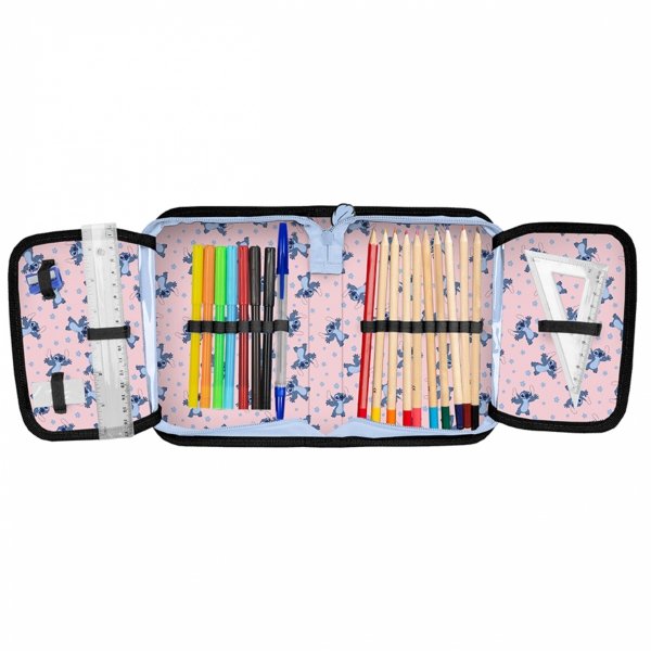 STITCH TORNISTER DO KLAS 1-4 DLA DZIEWCZYNY KOMPLET 6el STICH i LILO PLECAK