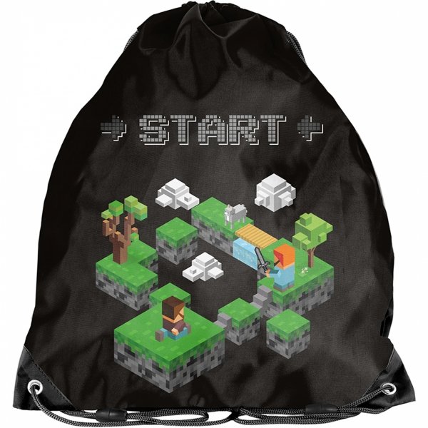 TORNISTER MINECRAFT SZKOLNY GAMING GRY CHŁOPIĘCY DO KLAS 1-4 ZESTAW 5w1