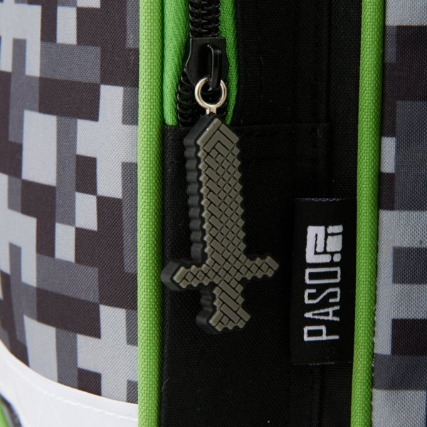 PLECAK KOMPLET 5w1 SZKOLNY MINECRAFT DO 1 KLASY PODSTAWÓWKI GAMING GRA GRY