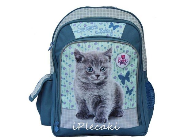 Plecak z Kotkiem Szkolny Kot Kotek dla Dziewczyny