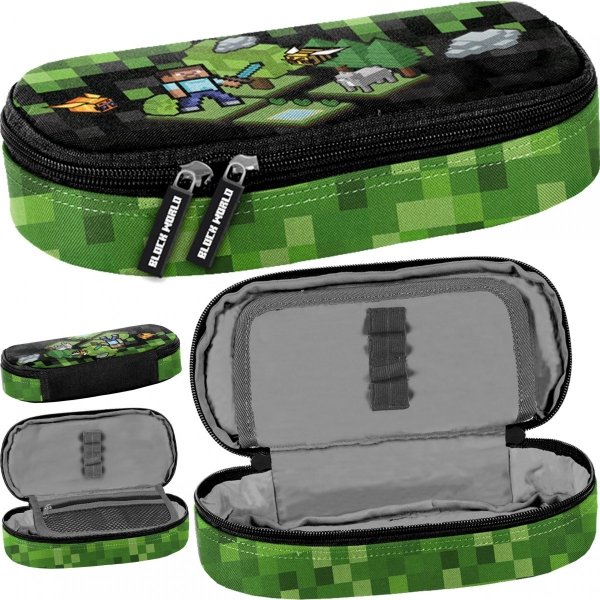 Minecraft Piórnik Szkolny Saszetka Gamer Gra Gry [PP23XL-013]