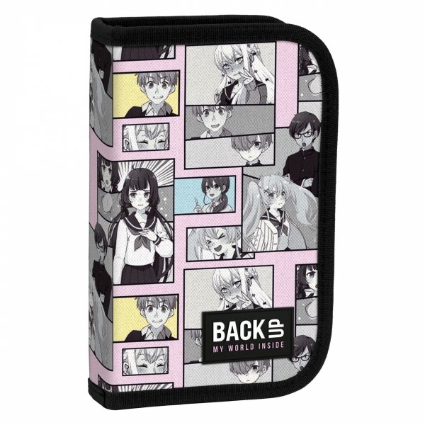 MANGA PLECAK SZKOLNY DZIEWCZĘCY BACKUP KOMPLET 3 ele. ANIME KOMIKS