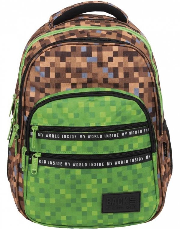 Minecraft Plecak BackUP Szkolny Piksele Gra Gry [PLB2M69]