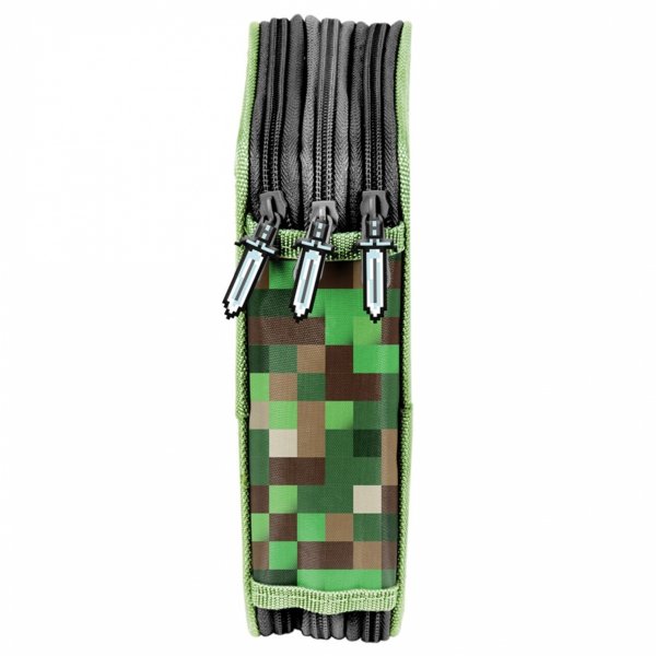 MINECRAFT PIÓRNIK 3 kom GRA GRY Z WYPOSAŻENIEM SZKOLNY GAMER GAMING PIKSELE