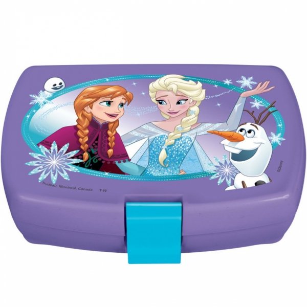 Zestaw Śniadaniówka Bidon 2w1 KRAINA LODU FROZEN dla Dziewczynki do szkoły