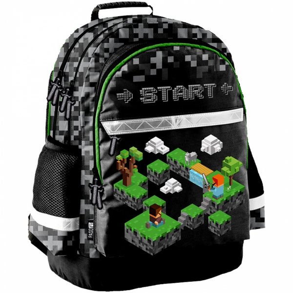 Plecak Chłopięcy Szkolny Minecraft do 1 klasy Podstawówki Paso Gaming Gra