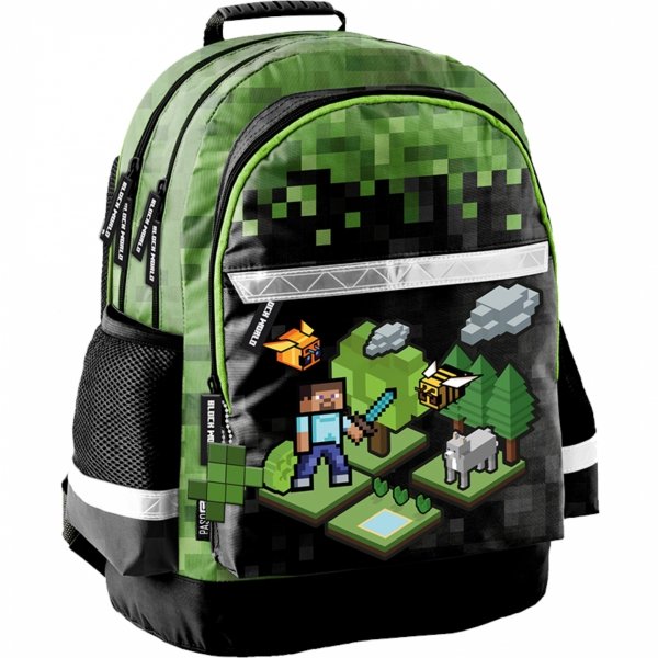 Szkolny Plecak 5w1 Piksele Komplet chłopięcy Minecraft [PP23XL-116]