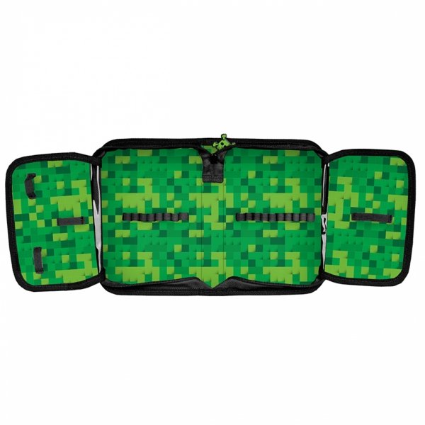 KOMPLET 3 ele PLECAK MINECRAFT SZKOLNY GAMING GAMER DO 1 KLASY DLA CHŁOPAKA