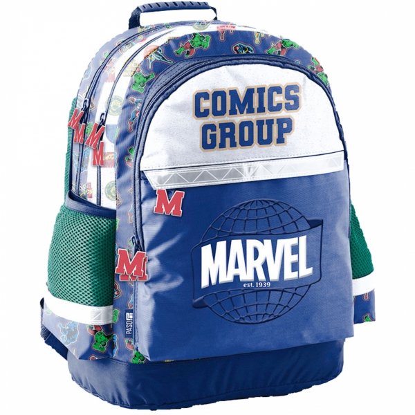 KOMPLET 5w1 MARVEL COMICS PLECAK CHŁOPIĘCY SZKOLNY DO 1-4 KLAS THOR HULK